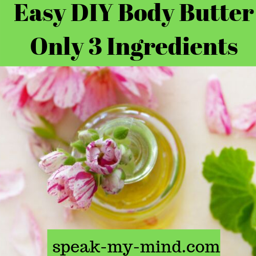 Easy DIY Body Butter Only 3 Ingredients